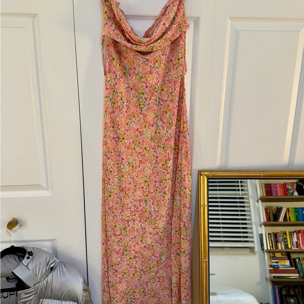 New with tags Vrg Girl Floral Maxi Slip Dress- Size Medium - Picture 2 of 8